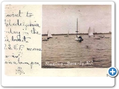 beverly - Sailboat Racing around 1907