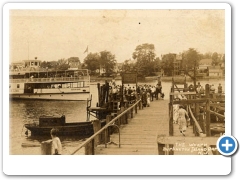  A Steamer arriving at Burlington Island - 1920s