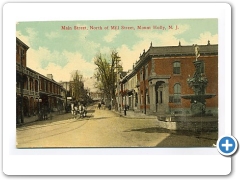 Mount Holly - Main Street From Mill - ca. 1910
