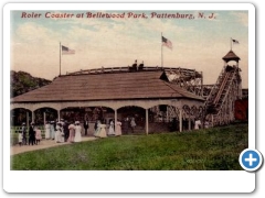 Bellewood Park - Roller Coaster View - 1908