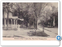 Flemington - The residence of Paul A Queen Esq - c 1910