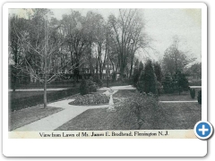 Flemington - The view from the lawn of Mr James E Brodhead - 1913