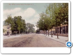 Flemington - Main Street North From  the Hotel - 1908