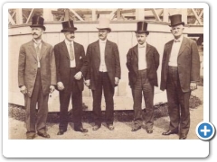 Flemington - Flemington Fair - Dignitaries On the Bandstand - c 1910