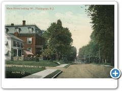 Flemington - Large Homes on Main Street - 1912