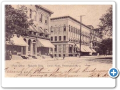 Flemington - Main Street - Richards Building - Post Office - 1906
