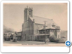 Lambertville - The Baptist Church  - 1920s