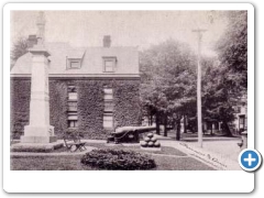 Lambertville - Civil War Monument And Cannon - 1908