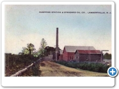 Lambertville - Pumping Station And Stndard Oil Compsmy - 1906
