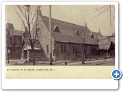 Lambertville - Saint Andrew's Protestant Episcopal Church - c 1910