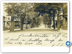 Lambertville - A residential street view - 1906