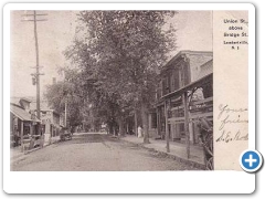Lambertville - Union Street Above Bridge Street - 1907
