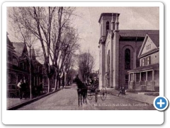 Lambertville - Union Street By the Methodist Episcopal Church - 1910