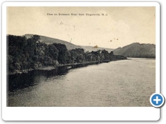 Riegelsville - A view of the Delaware River - 1909