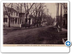 White House - Looking North On Main Street - 1908