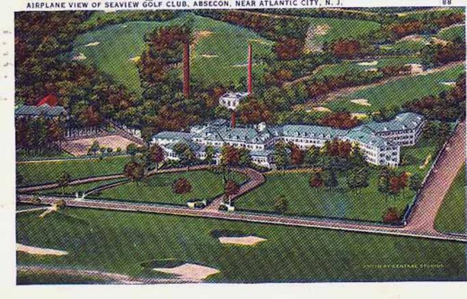 Absecon - Aerial view of Seaview Country Club