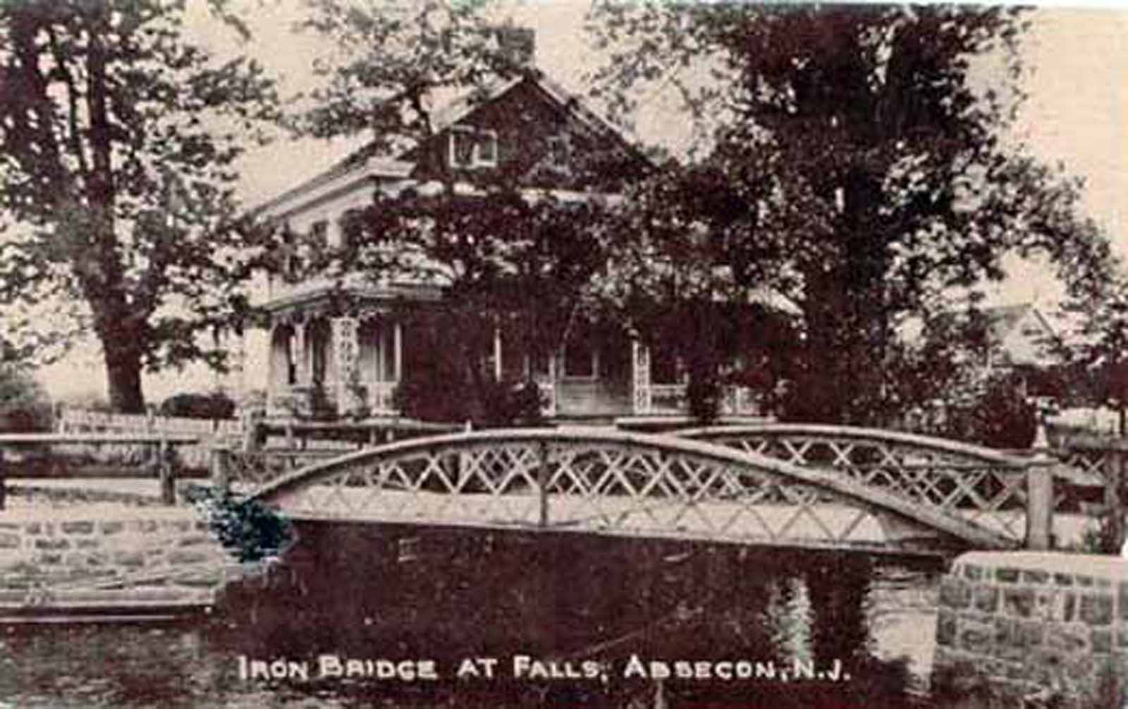 Absecon - Iron Bridge at Falls - 1910