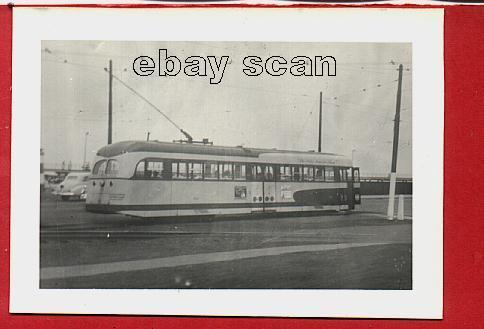 Atlantic City  - Trolley further away - 1954