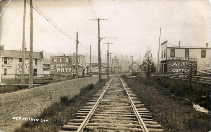 Atlantic City - Along the Railroad - 1908