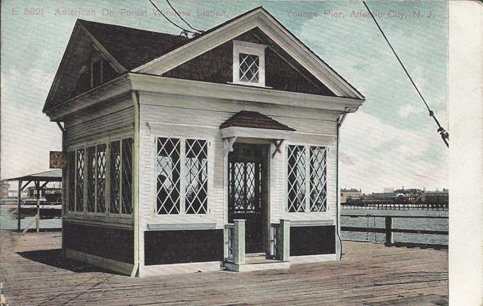 Atlantic City - American De Forest Wirerless Station - c 1910
