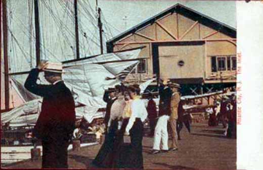 Atlantic City - At the Inlet sailing club - 1909