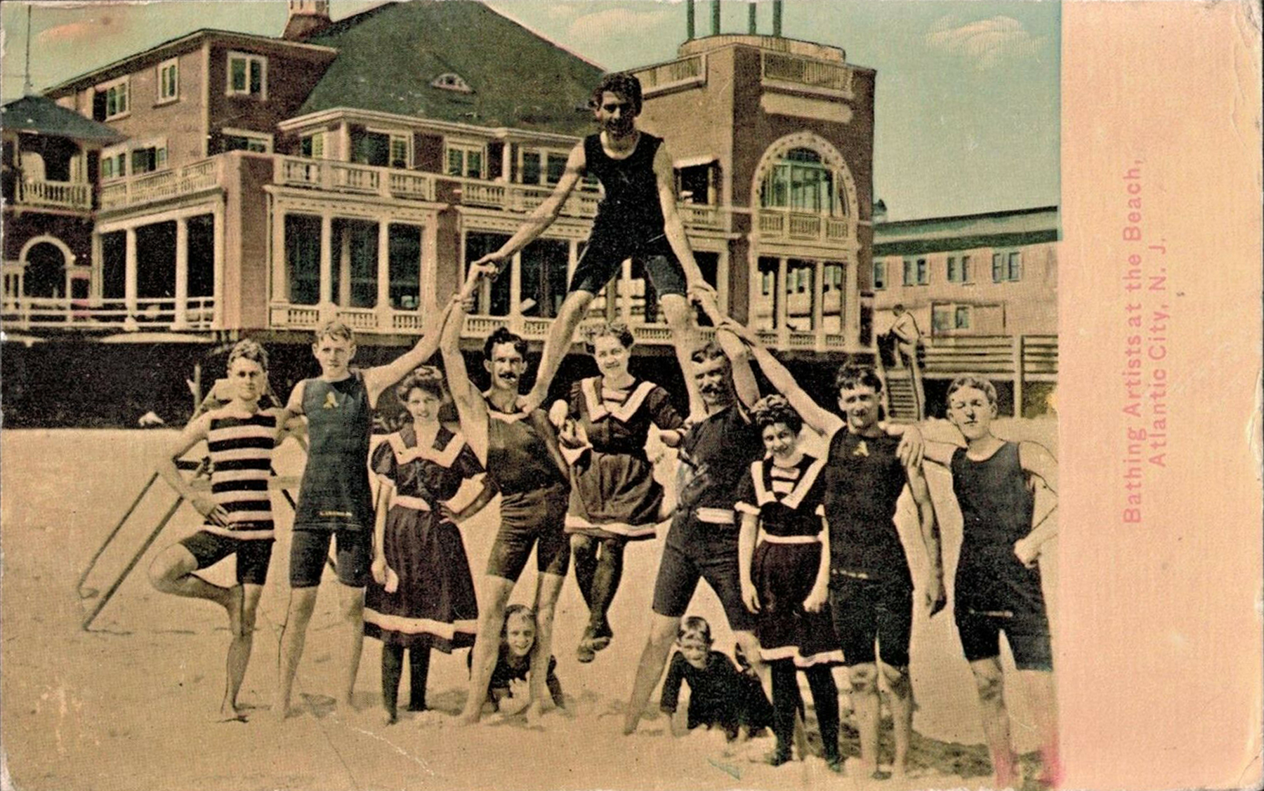 Atlantic City - Bathing Artists at the beach - 1912