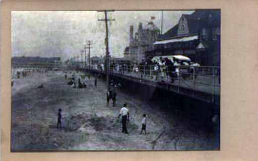 Atlantic City - Beach and Boardwalk - c 1910 - 2