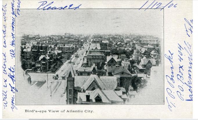 Atlantic City - Birds Eye View - 1906