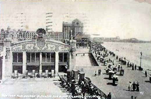 Atlantic City - Boardwalk view - c 1910