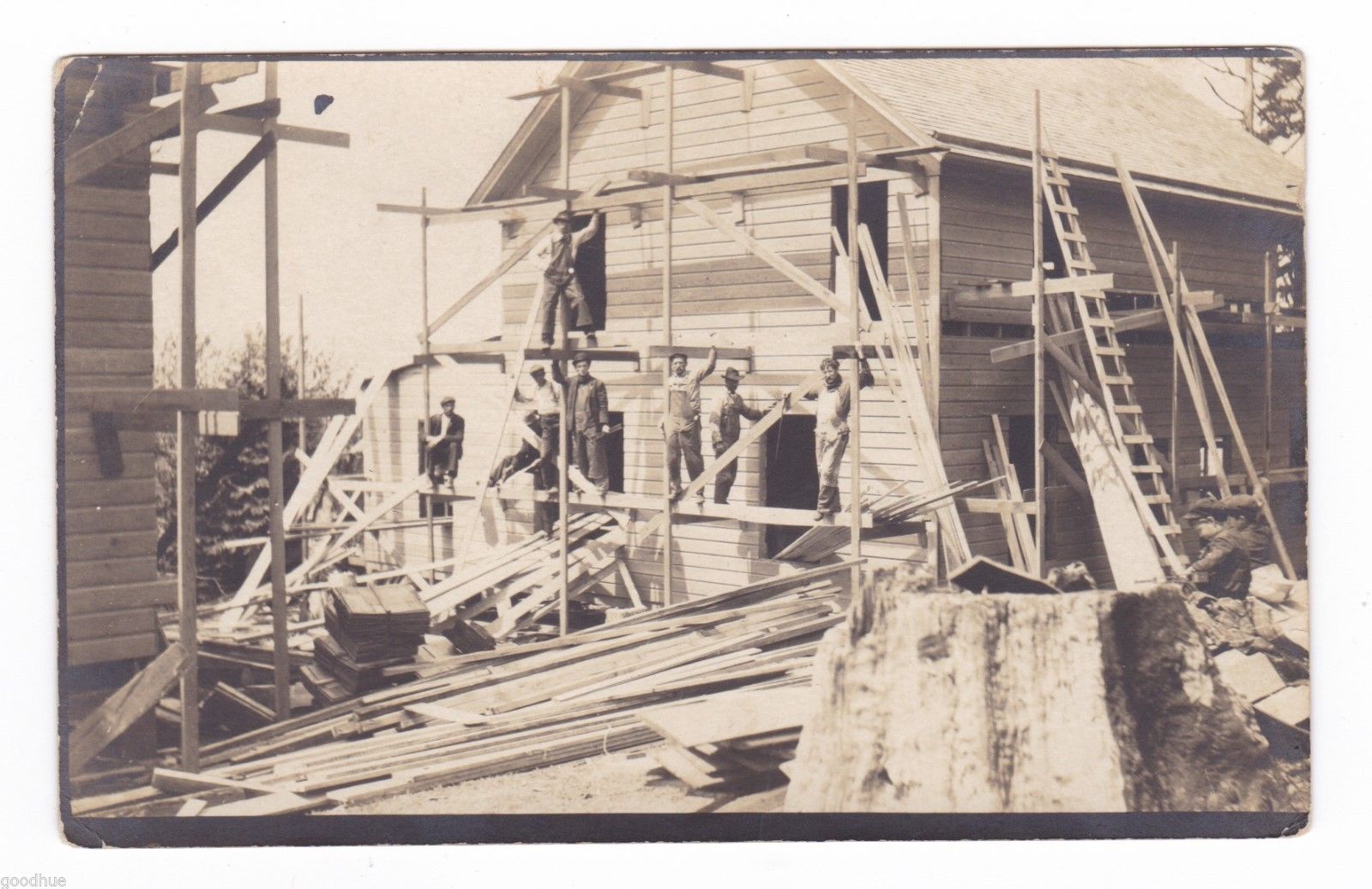 Atlantic City - Construction scene - 1907
