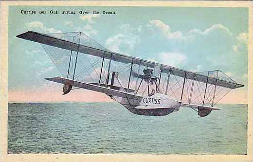 Atlantic City - Curtis Seaplane - 1910s