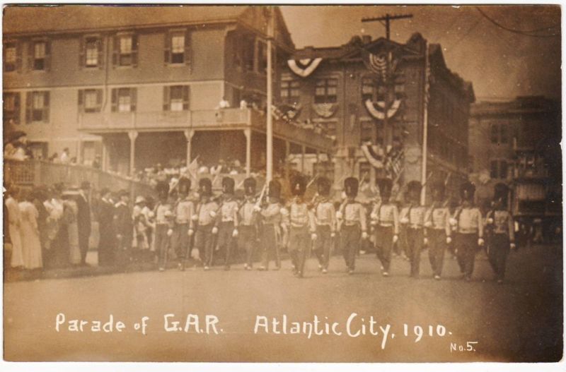 Atlantic City - GAR Parade - possibly part of 49th encampment - 1910