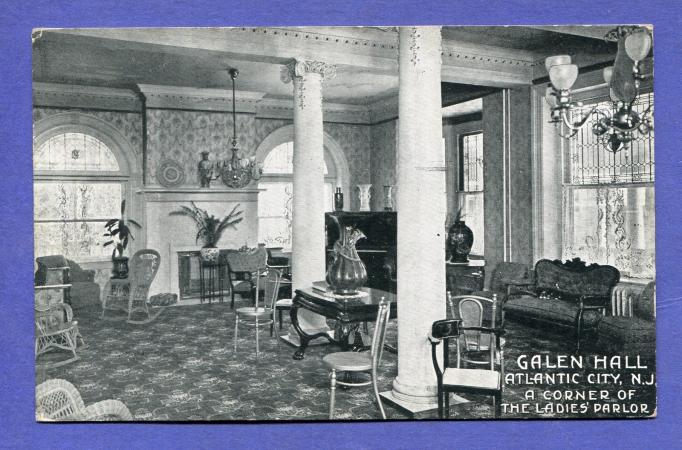 Atlantic City - Galen Hall - Ladies Parlor - 1911