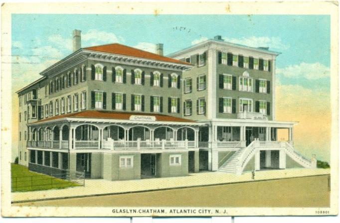 Atlantic City - Glaslyn-Chatham Hotel - 1927