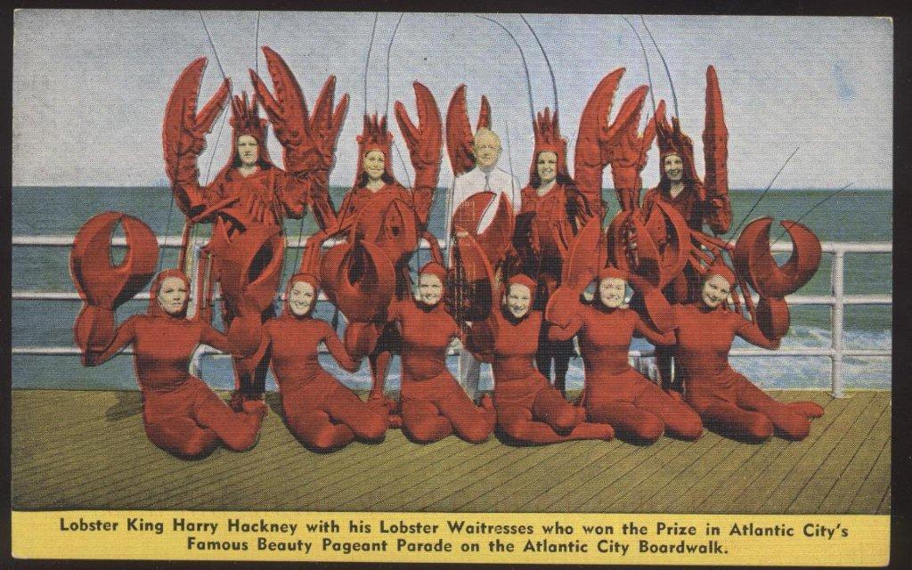 Atlantic City - Hackneys Restaurant Lobster Girls - c 1930s-40s
