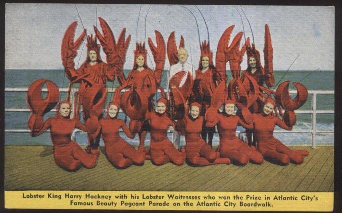 Atlantic City - Hackneys Restaurant Lobster Girls - c 1930s-40s