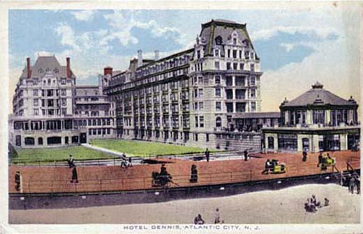 Atlantic City - Hotel Dennis - early view