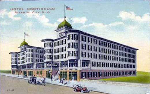 Atlantic City - Hotel Monticello - 1915