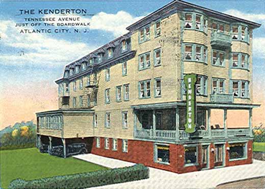 Atlantic City - Kenderton Hotel - 1936