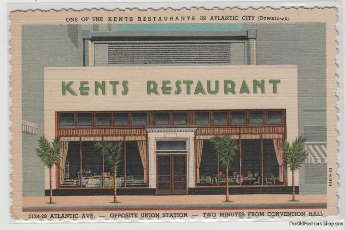 Atlantic City - Kents Rstaurant - 1930s-40s
