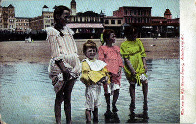 Atlantic City - Kids on the Beach - 1910s