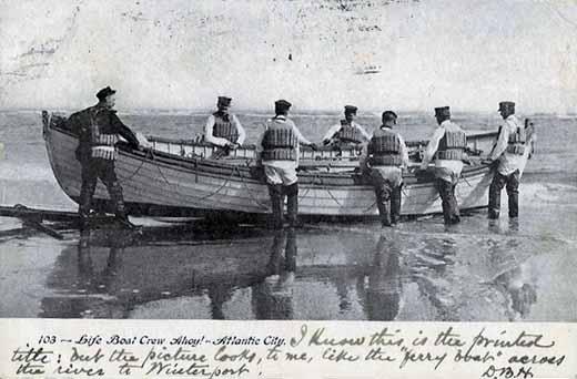 Atlantic City - Lifeboat Crew - 1907