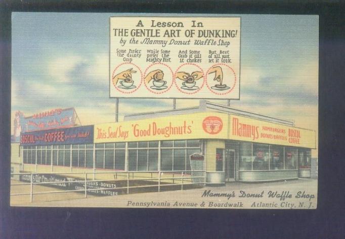 Atlantic City - Mammys Donut Waffle Shop - 1940s