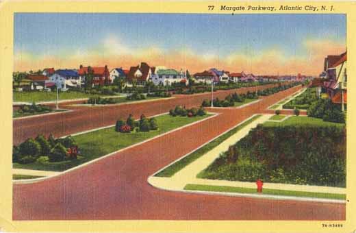 Atlantic City - Margate Parkway - 1940s