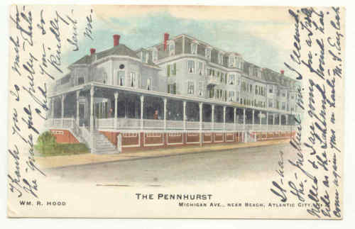 Atlantic City - Pennhurst Hotel - 1907