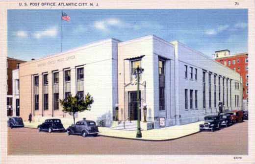 Atlantic City - Post Office - 1940s