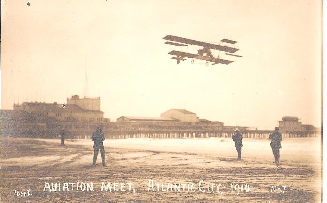 Atlantic City - Scene from the Aviation Meet - 1910