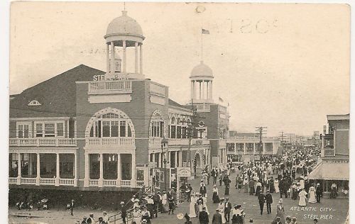 Atlantic City - Steel Pier and the Boardwalk - 1905-10