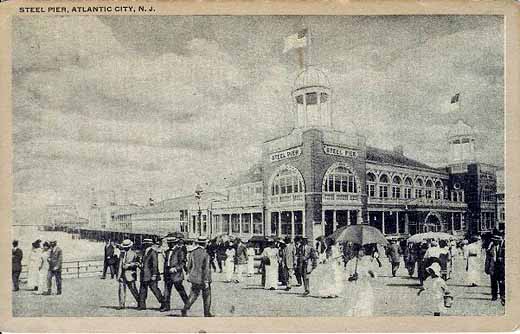 Atlantic City - Steel Pier early in the twentieth century