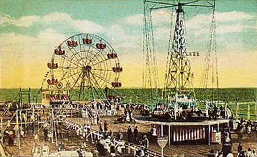 Atlantic City - Steeplechase Pier - Fun Factory - c 1920